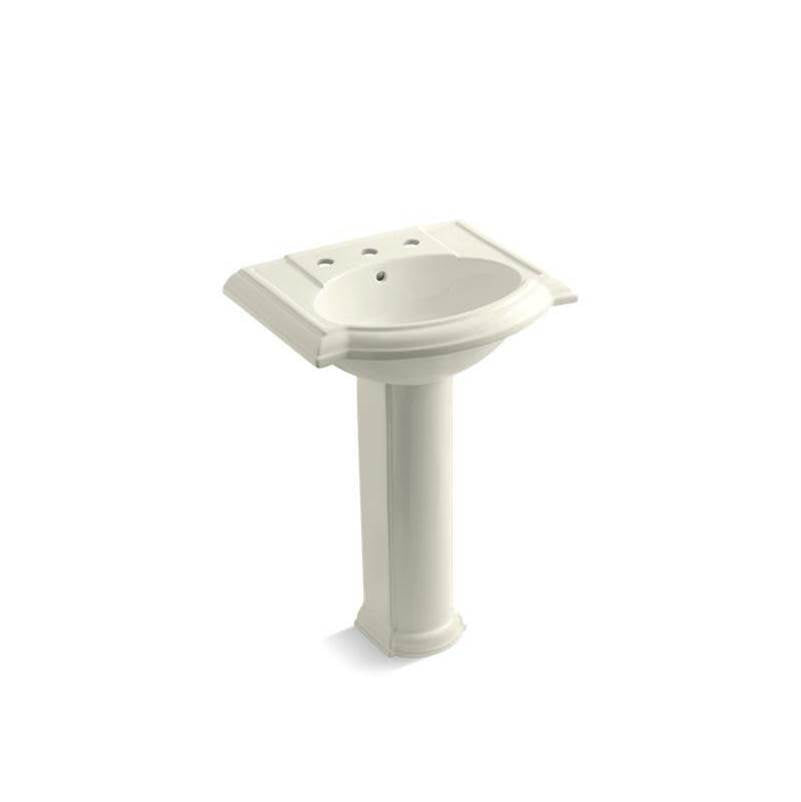 Kohler - Devonshire 24-1/4'' rectangular pedestal bathroom sink - Biscuit