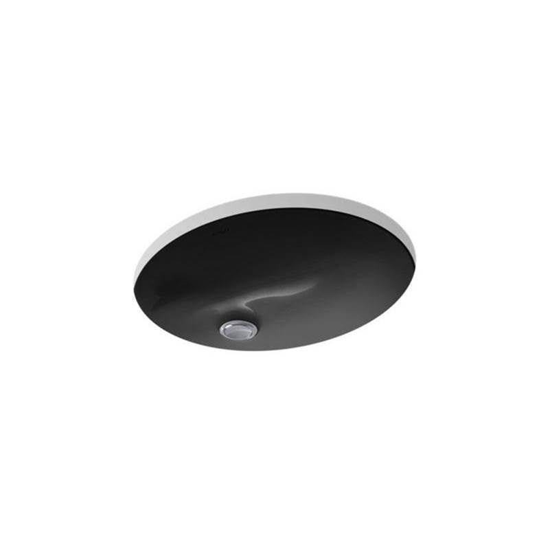 Kohler - Caxton 17'' oval undermount bathroom sink - Black