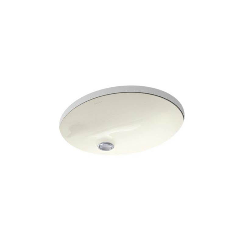 Kohler - Caxton 17'' oval undermount bathroom sink - Biscuit