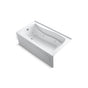Kohler - Mariposa 66'' x 36'' alcove heated whirlpool, left drain - White