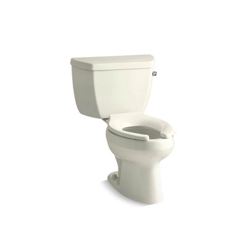Kohler - Wellworth Classic Two-piece elongated toilet, 1.6 gpf - Biscuit