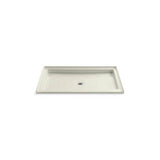 Kohler - Purist 48'' x 36'' alcove shower base, center drain - Biscuit