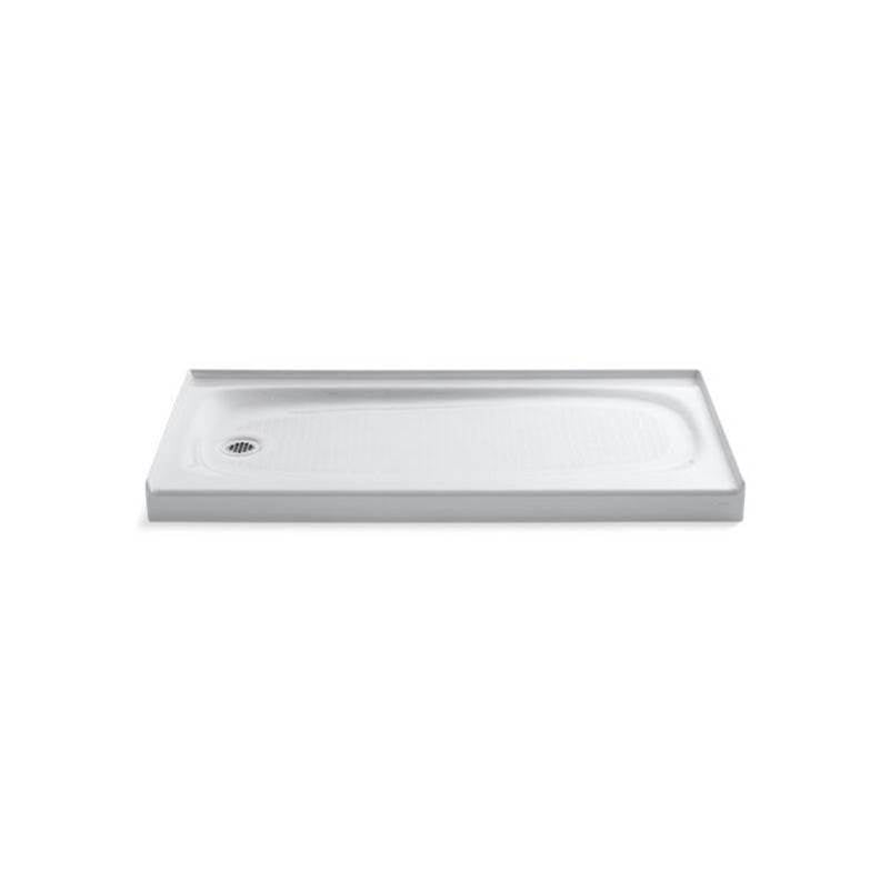 Kohler - Salient 60'' x 30'' alcove shower base, left drain - White
