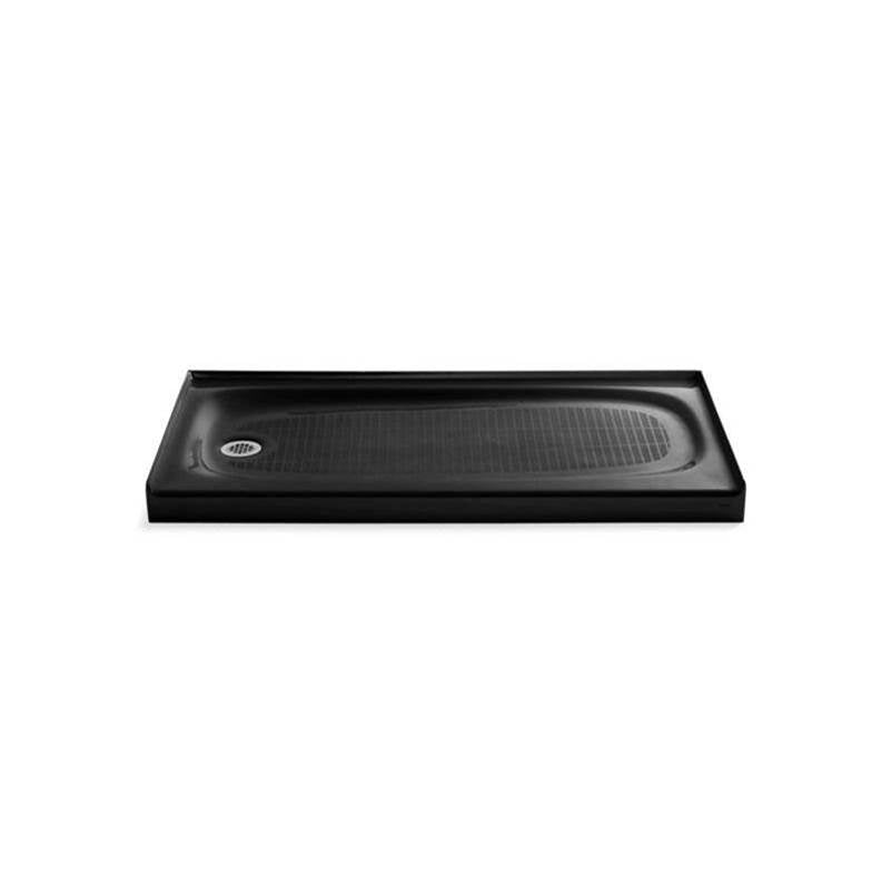 Kohler - Salient 60'' x 30'' alcove shower base, left drain - Black