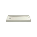 Kohler - Salient 60'' x 30'' alcove shower base, left drain - Biscuit