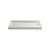 Kohler - Salient 60'' x 30'' alcove shower base, right drain - Dune