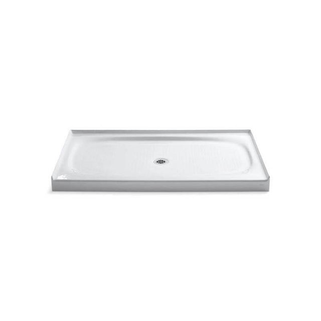 Kohler - Salient 60'' x 36'' alcove shower base, center drain - White