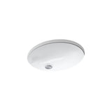 Kohler - Caxton 17'' oval undermount bathroom sink - White