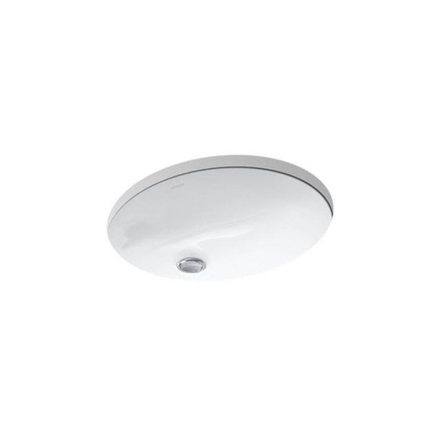 Kohler - Caxton 17'' oval undermount bathroom sink - White