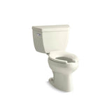 Kohler - Wellworth Classic Two-piece elongated toilet, 1.6 gpf - Biscuit