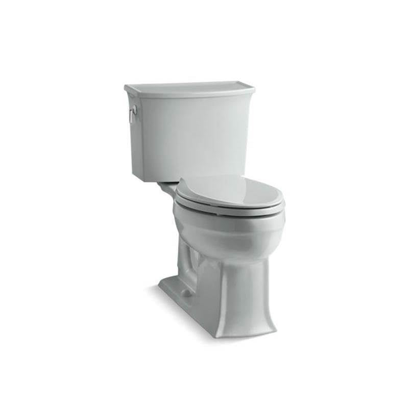 Kohler - Archer Two-piece elongated toilet, 1.28 gpf - Ice Grey