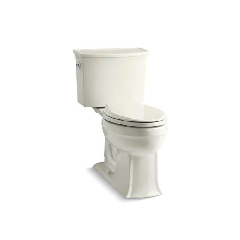 Kohler - Archer Two-piece elongated toilet, 1.28 gpf - Biscuit