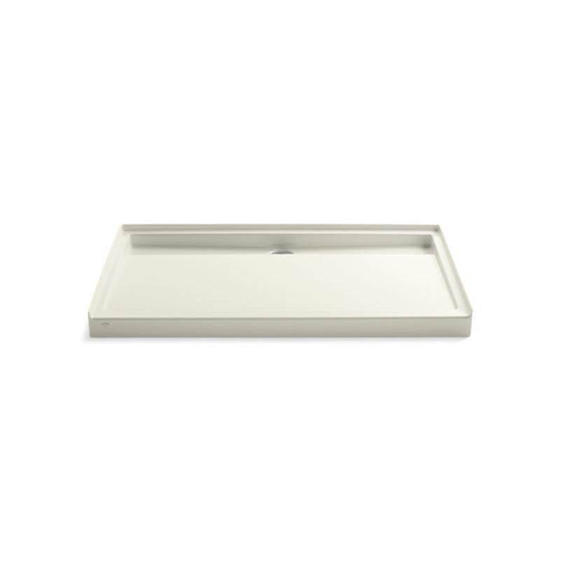 Kohler - Groove 60'' x 36'' alcove shower base, center drain - Biscuit
