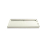 Kohler - Groove 60'' x 36'' alcove shower base, center drain - Biscuit