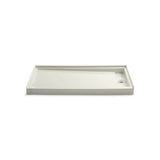 Kohler - Groove 60'' x 32'' single threshold right-hand drain shower base - Biscuit