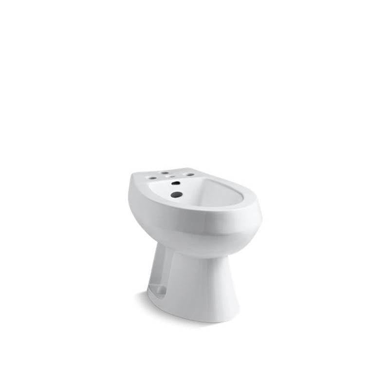 Kohler - San Tropez Vertical spray bidet with 4 faucet holes - White