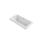 Kohler - Underscore 60'' x 30'' drop-in heated whirlpool bath - White