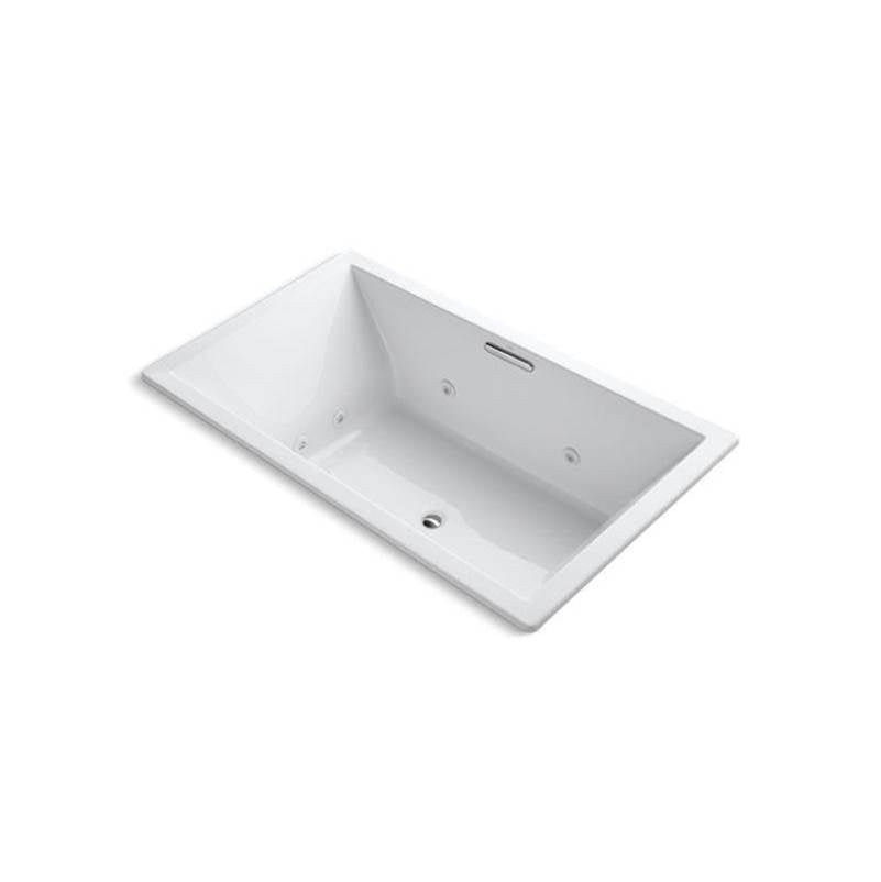Kohler - Underscore 72'' x 42'' drop-in heated whirlpool bath - White