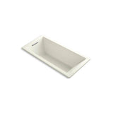 Kohler - Underscore 66'' x 32'' drop-in bath - Biscuit