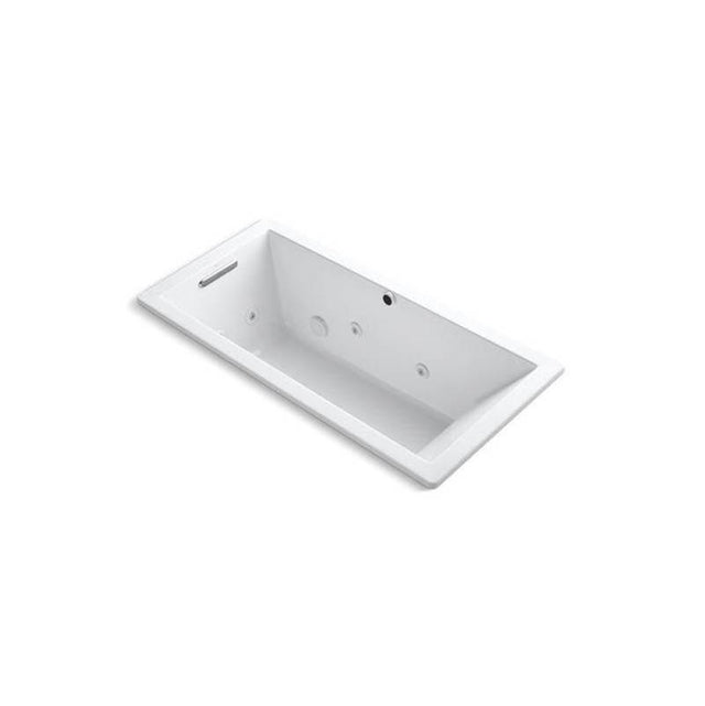 Kohler - Underscore 66'' x 32'' drop-in heated whirlpool bath - White
