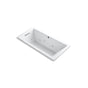 Kohler - Underscore 66'' x 32'' drop-in heated whirlpool bath - White