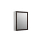 Kohler - 20'' W x 26'' H aluminum single-door medicine cabinet with oil-rubbed bronze framed mirror door - Oil Rubbed Bronze