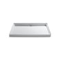 Kohler - Groove 60'' x 42'' alcove shower base, rear center drain - White