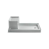 Kohler - Tresham 60'' x 32'' alcove shower base, right drain - Ice Grey