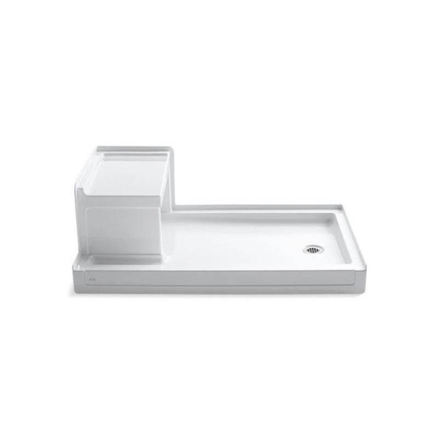 Kohler - Tresham 60'' x 36'' alcove shower base, right drain - White