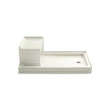 Kohler - Tresham 60'' x 36'' alcove shower base, right drain - Biscuit