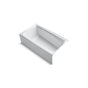 Kohler - Mendota 60'' x 32'' alcove bath, right drain - White
