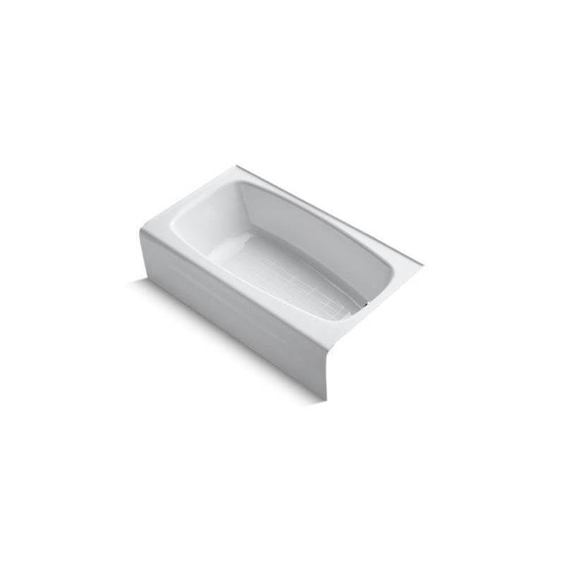 Kohler - SeaforthE 54'' x 30-1/4'' alcove bath, right drain - White