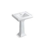 Kohler - Memoirs Classic 24-1/4'' rectangular pedestal bathroom sink - White