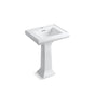 Kohler - Memoirs Classic 24-1/4'' rectangular pedestal bathroom sink - White