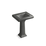 Kohler - Memoirs Classic 24-1/4'' rectangular pedestal bathroom sink - Thunder Grey
