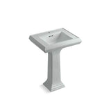 Kohler - Memoirs Classic 24-1/4'' rectangular pedestal bathroom sink - Ice Grey