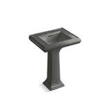 Kohler - Memoirs Classic 24-1/4'' rectangular pedestal bathroom sink - Thunder Grey