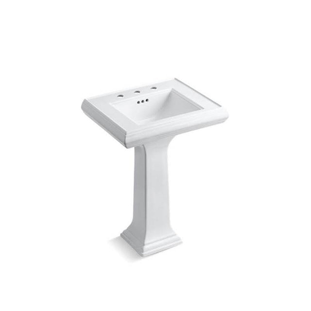Kohler - Memoirs Classic 24-1/4'' rectangular pedestal bathroom sink - White
