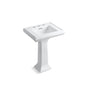Kohler - Memoirs Classic 24-1/4'' rectangular pedestal bathroom sink - White