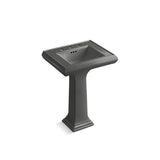 Kohler - Memoirs Classic 24-1/4'' rectangular pedestal bathroom sink - Thunder Grey