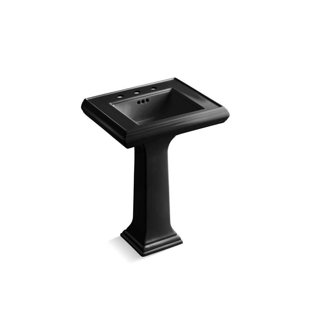 Kohler - Memoirs Classic 24-1/4'' rectangular pedestal bathroom sink - Black