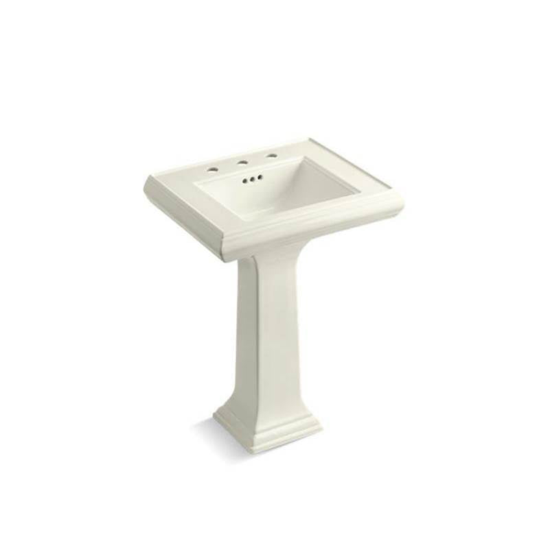 Kohler - Memoirs Classic 24-1/4'' rectangular pedestal bathroom sink - Biscuit