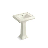 Kohler - Memoirs Classic 24-1/4'' rectangular pedestal bathroom sink - Biscuit