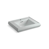 Kohler - Memoirs Pedestal/console table bathroom sink basin with single faucet-hole drilling - Ice Grey