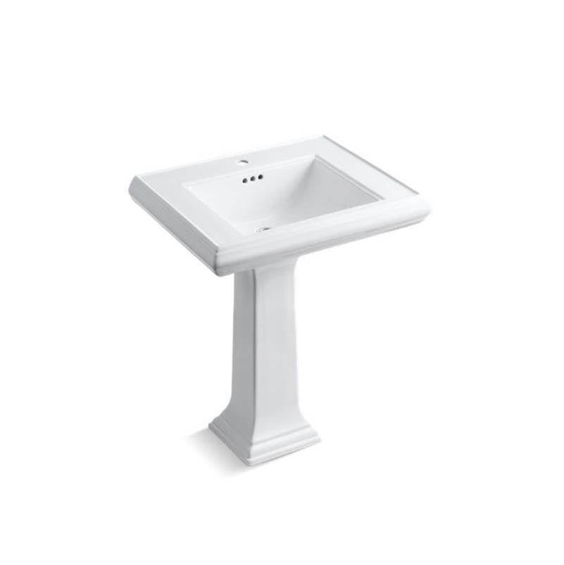 Kohler - Memoirs Classic 27-1/4'' rectangular pedestal bathroom sink - White