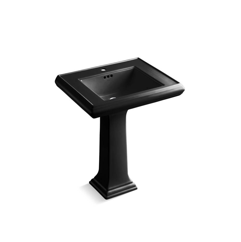 Kohler - Memoirs Classic 27-1/4'' rectangular pedestal bathroom sink - Black