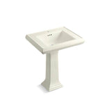 Kohler - Memoirs Classic 27-1/4'' rectangular pedestal bathroom sink - Biscuit