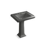 Kohler - Memoirs Classic 27-1/4'' rectangular pedestal bathroom sink - Thunder Grey