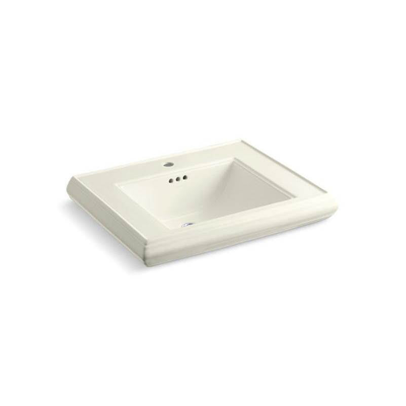 Kohler - Memoirs Pedestal/console table bathroom sink basin with single faucet-hole drilling - Biscuit