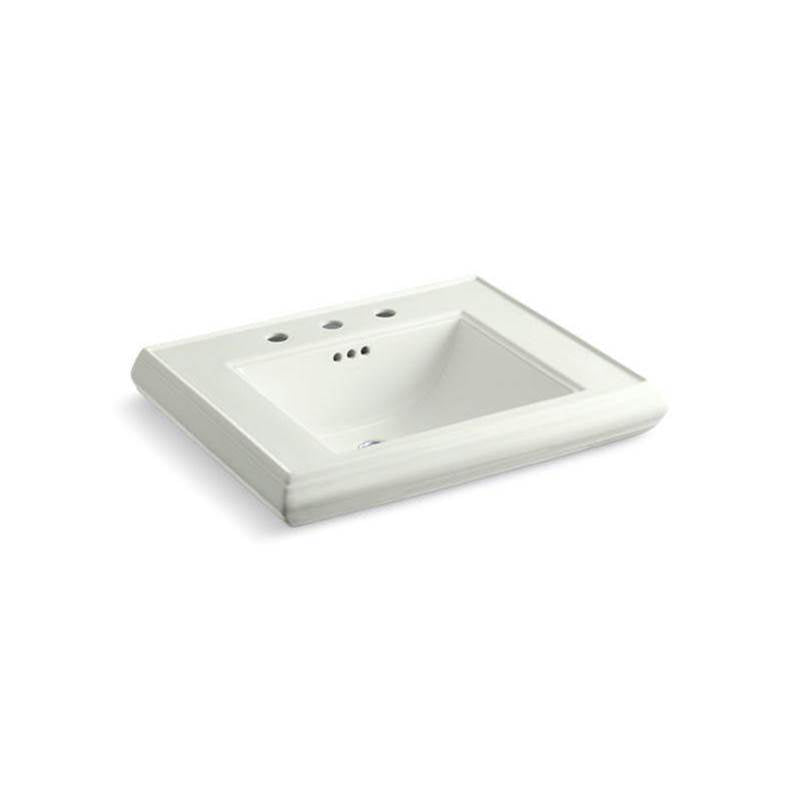 Kohler - Memoirs Pedestal/console table bathroom sink basin with 8'' widespread faucet holes - Dune